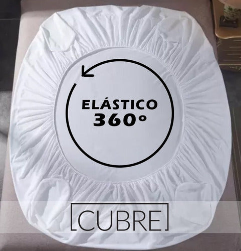 CUBRE PVC Mattress Protector with Elastic for Catre 80 x 45 x 14 2