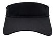 Premium Curved Plain Visor with Velcro Closure in Gabardine for Tennis and Running 1