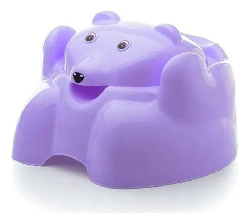 Bear Potty Cajovil 1.5 Lts with Purple or Green Lid 0