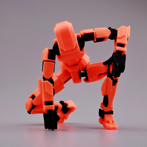 3DFactoryShop Articulated Dummy 13 cm with Weapons + Titan Base 3