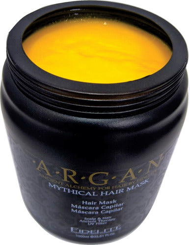 Argan Mythical Hair Mask + Shampoo Kit Nutrition 1000g 1