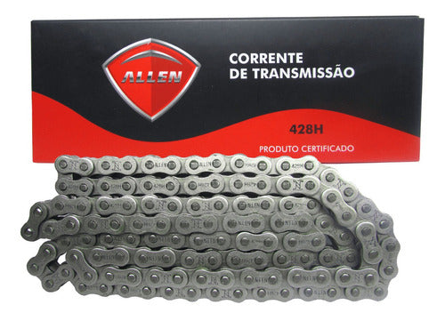 Corrente Transmissão 428x118 S/ Retentor Cg150 160 Fan Titan 0