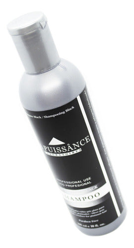 La Puissance Black Shampoo + Máscara Pelo Rubio Gris 3c 4