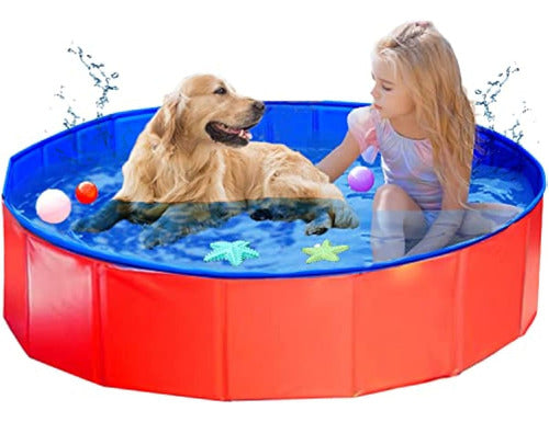 Itidyhome Piscina Plegable Para Perros Y Niños (40 0