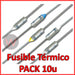 Fusible Termico 110º 250v 10a Axial Plancha Pack X5 Unidades 1