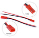 Eboot 20 AWG JST Plug Connector 2 Pin Male Female Plug Connector Cable Wire for LED Lamp Strip RC Toys Battery, 10 Pairs 2