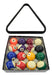 Silboreventos Professional Polyester Resin Pool Balls + Triangle 4