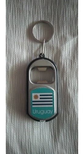 Uruguay Keychain with LED Light 0