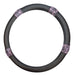 Iael 38cm Black Steering Wheel Cover with Violet Print 0