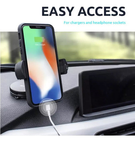 Magnetic Metal Car Phone Holder GPS Mount with 2 Plates 8