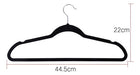 Generic Slim Velvet Non-Slip Hangers x 5 Units 4