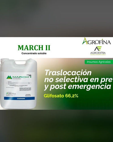 March II Glyphosate 66.2% X 20 Lt Agrofina 1