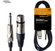 6 Meter XLR to Plug Cable - Microphone - Simisol 0