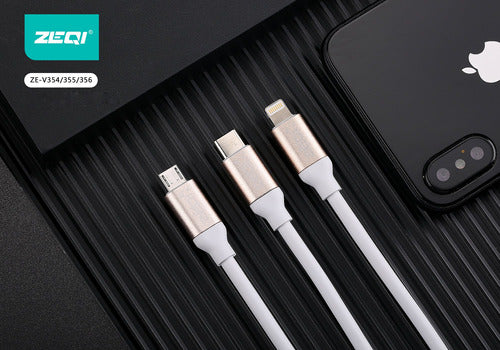 Zeqi Cable De Datos (USB - USB-C) 3m 1