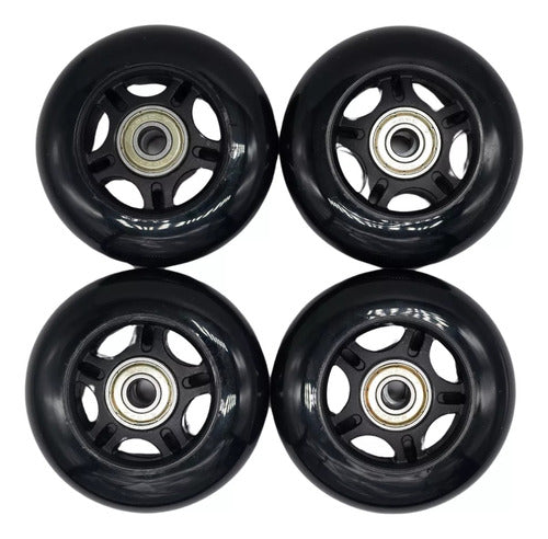 Ruedas Set De Cuatro Para Rollers Pu 64mm/82a Chilli Boards 1