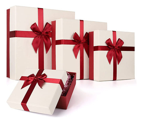 Cajas De Regalo Eerbaier Con Tapas Para Regalos, Caja De Reg 0