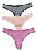 Pack of 3 Piache Piu Women's Colaless Panties 2