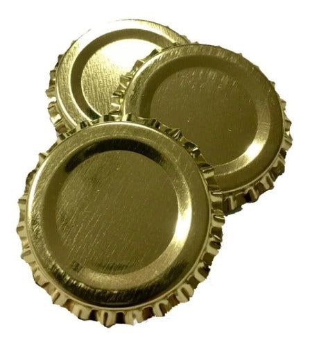 Corona 300 Gold Caps 40mm Metal for Sauce Bottles 2