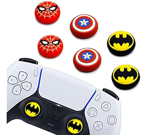 JAEES Analog Thumb Grip Cover Set of 6 for Game Controller 0