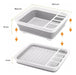 Km Solutions Foldable Silicone Dish Drying Rack Organizer 5