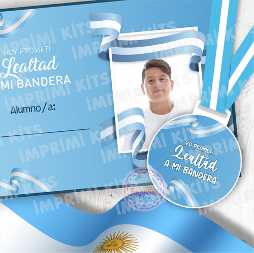 Imprimi Kits Diseños Medallas Y Diploma Promesa Jura Lealtad A La Bandera 2