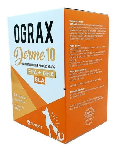 Ograx Derme 10 Com 30 Cápsulas 0