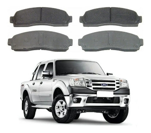 Mazfren Ultra Silent Front Brake Pad Kit for Ford Ranger 97/12 0