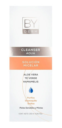 By Derm Cleanser Aqua Micellar Makeup Remover Solution 250ml 1