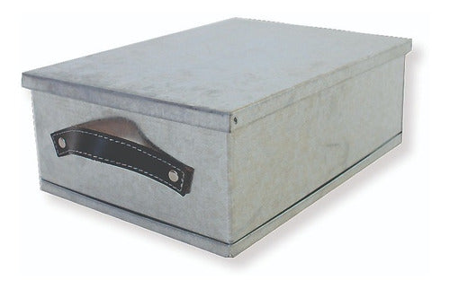 Set of 3 Zinc Organizer Boxes by Pielmetal 1