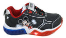 Footy Mickey Black/Red Sneakers with Light 1