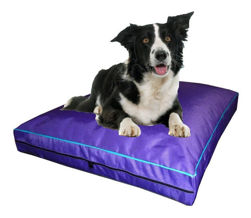 Nuestros Bartulos Liso Antidesgarro Mattress 85x85x12 Cm Bed for Dogs 0