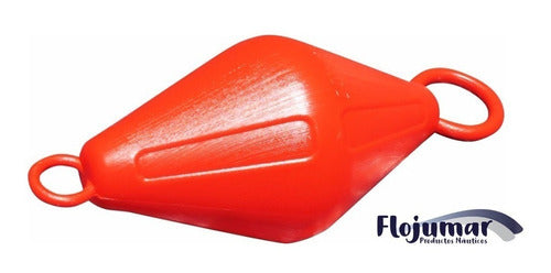 Reinforced Red Plastic Double Cone Anchoring Buoy for Kayak 1