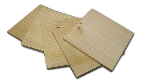 Energeia Sports 5 Wooden Breaking Boards 3/4 Inch 30x30 Chilean Pine Taekwondo 0