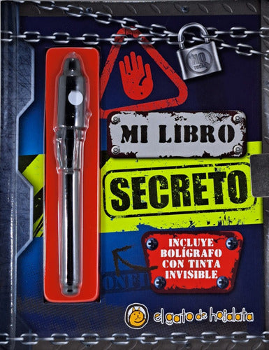 Mi Libro Secreto Gris Con Boligrafo Con Tinta Invisible 0