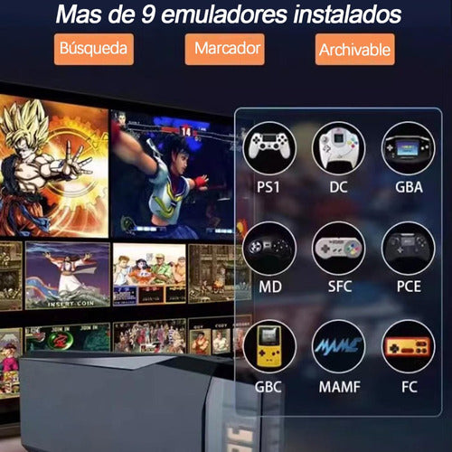 Controladores Sem Fio Duplos Para Jogos Retrô 64g 20000+ 1