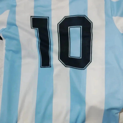 Argentina 1986 Home Jersey - Maradona 2