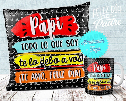 Diseños Tazas Y Almohadones Dia Del Padre Sublimar #cp03 6