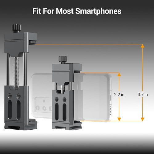 Soporte De Teléfono De Aluminio Leaplumin Para Trípode, Sopo 3