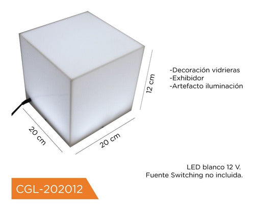 LETATEC Caja De Acrílico Luminosa Cgl-202012 1