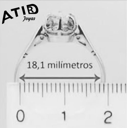 Atid Joyas Anillo Ola De Mar, De Plata 925 Con Garantía 1