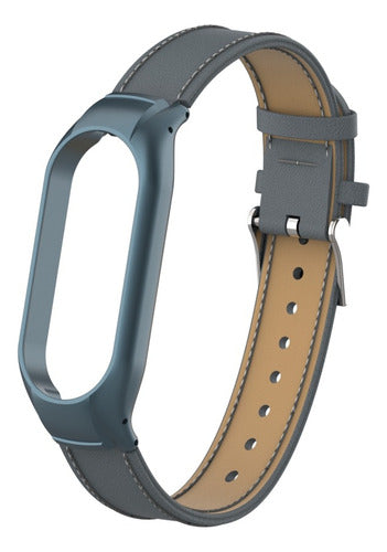 Faux Leather - Metal Mesh for Xiaomi Smart Band 7 25