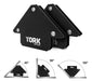 Kit 6 Esquadro Magnético Soldador Suporta 12kg Super Tork 5