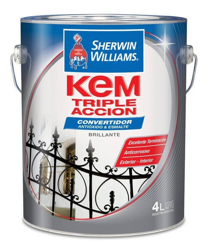 Sherwin Williams Kem Triple Action Antioxidant Converter Gloss 1 Liter 0