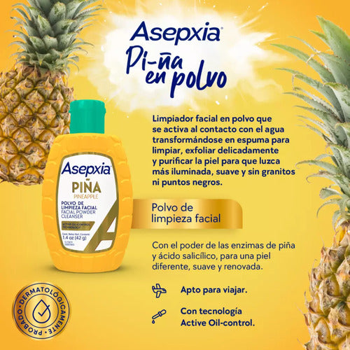 Asepxia Pineapple Facial Cleansing Powder 42g 1