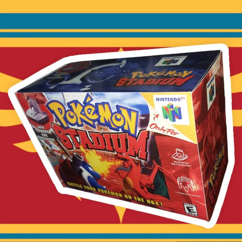 Nintendo Caja Repro Custom Pokemon Stadium Con Interno Noincluyejuego 1