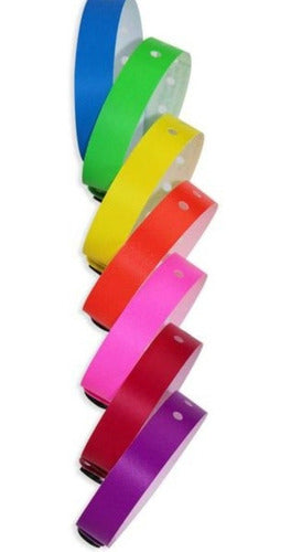 printService Custom PVC Plastic Bracelets Pack of 50 Units 0