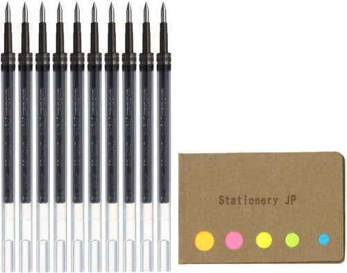 Recargas De Tinta Negra Para Boligrafo Uni-ball / 10-pack 0