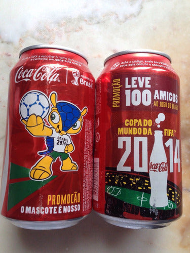 Latas Marca Coca-cola, Mundial De Futbol Brazil 2014. 0