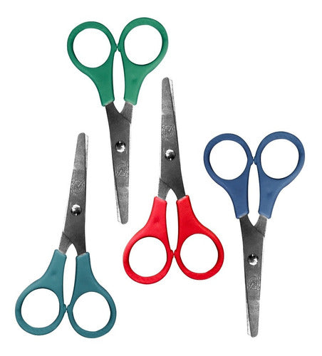 Ezco Scissors Box of 24 School Scissors 10 cm Rounded Tip 0