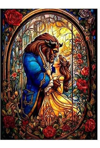 XTRA TECNOLOGIA Diamond Painting Kit 5D Beauty and the Beast 0